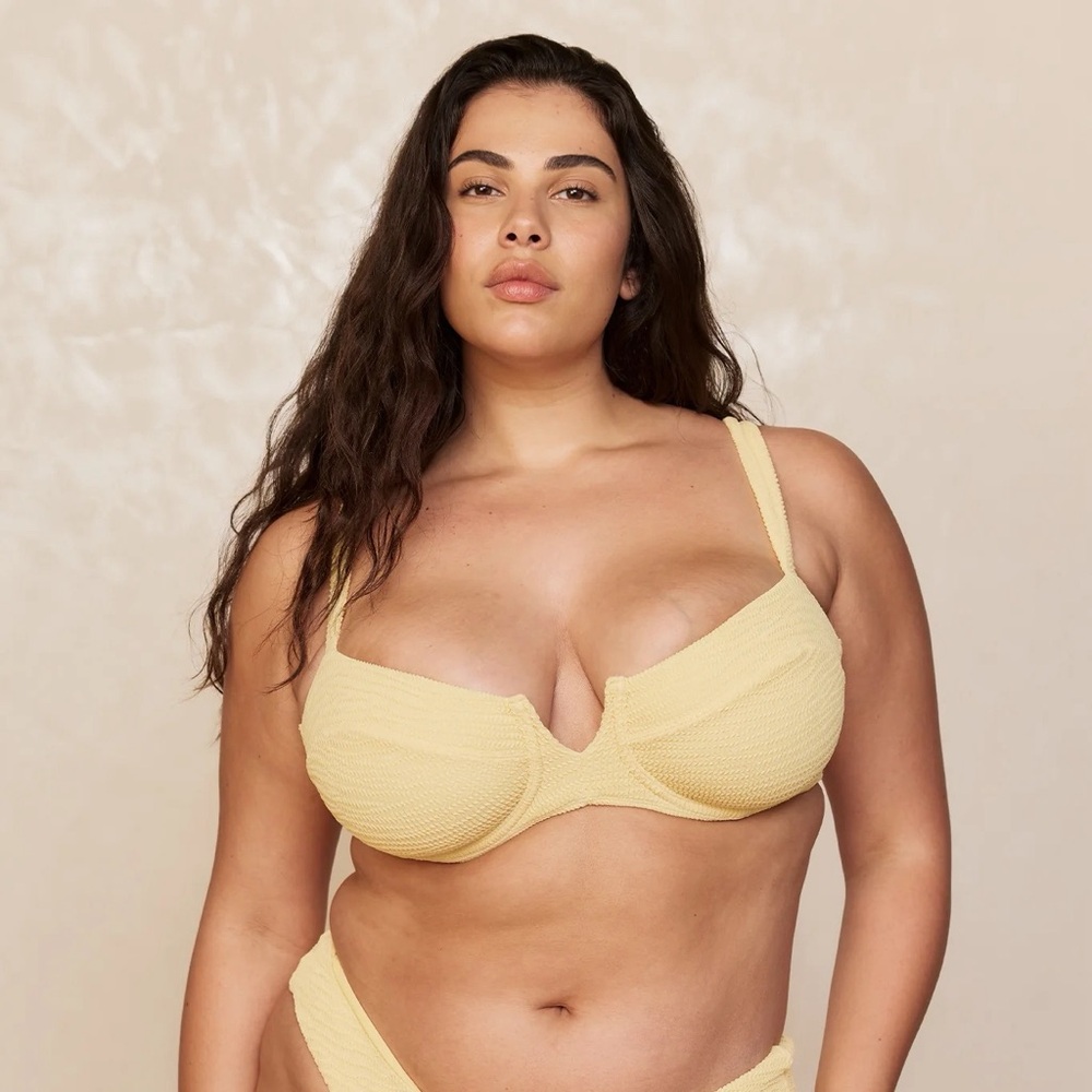 Monday Swimwear Yellow Bikini top